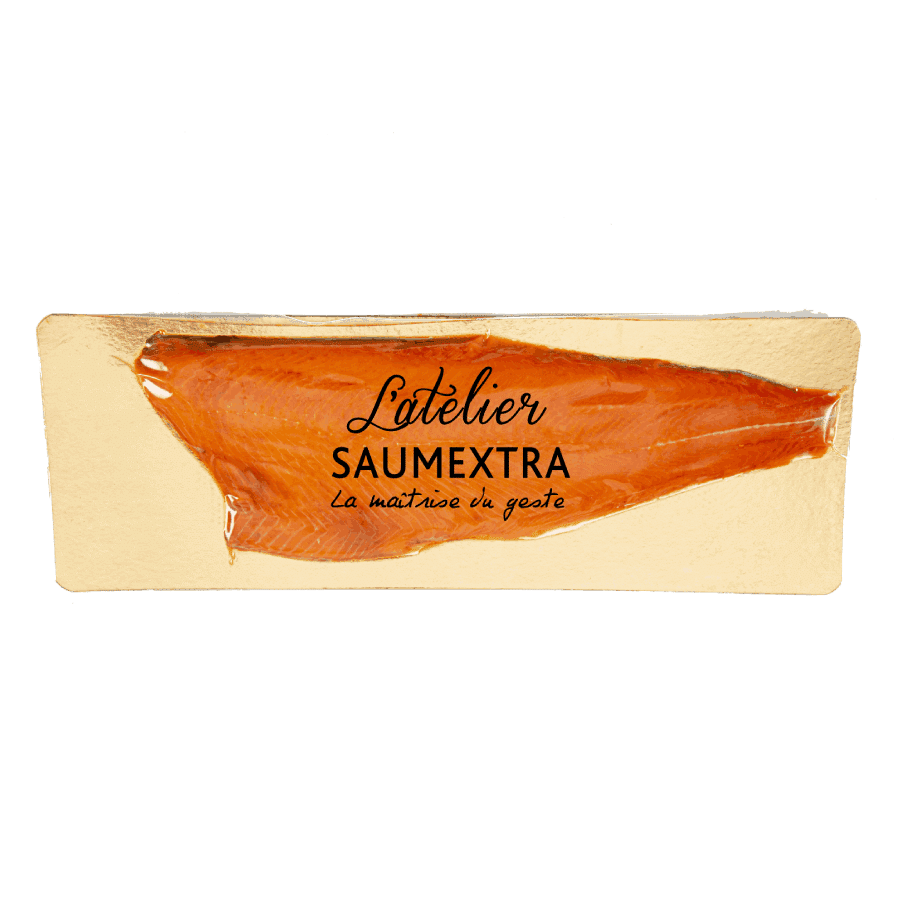 Saumon Tradition fumé à La ficelle 4 tranches, 200g